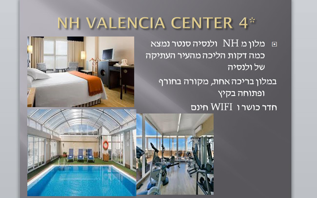 מלון NH ולנסיה סנטר 4*, ולנסיה